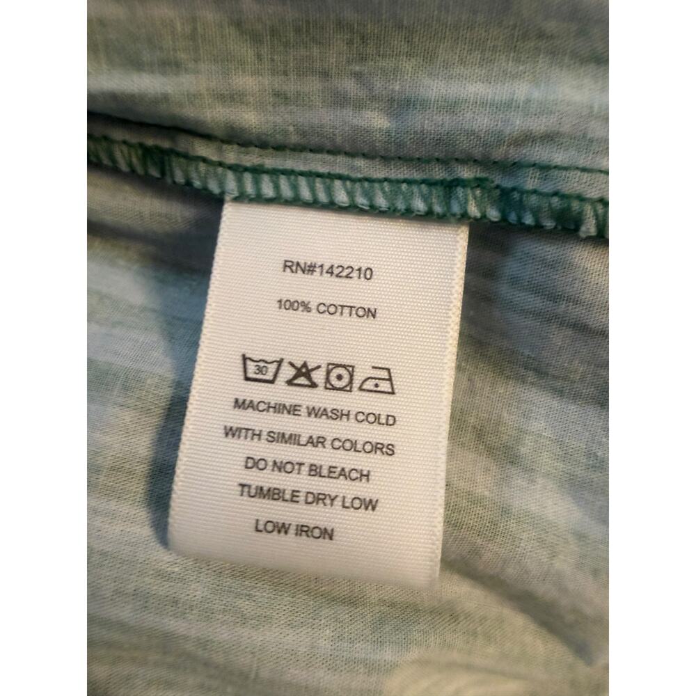 Mersea Blue and Green Striped Dress - Size L/XL - Picture 8 of 12